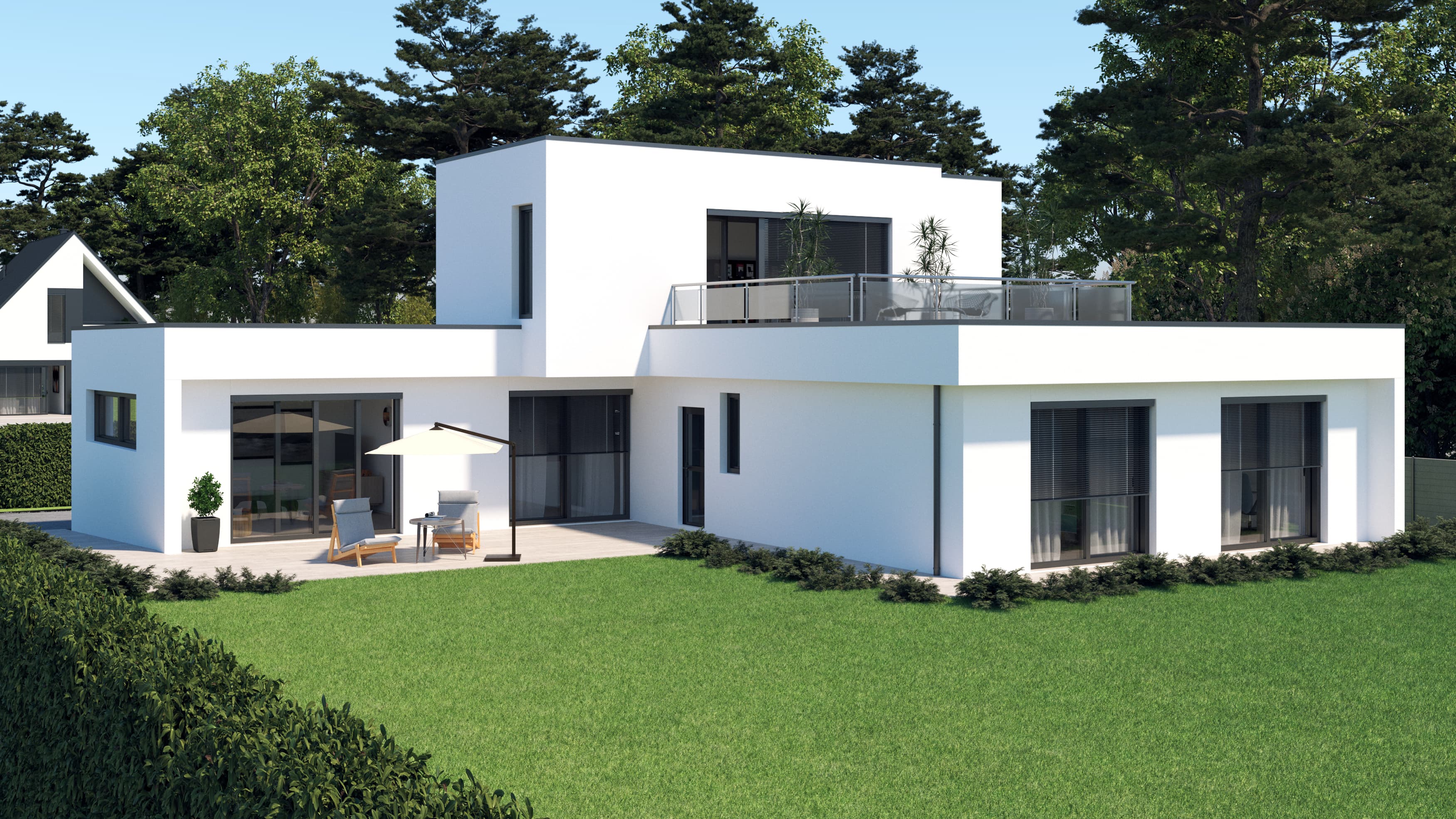Einfamilienhaus 3D - virtuelle Raumgestaltung